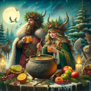 Idunn, Bragi, and the Joyful Wassail