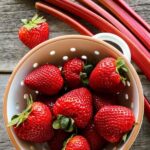 Fresh Strawberries and Rhubarb