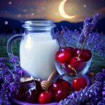Moon Milk Lavender and Cherries