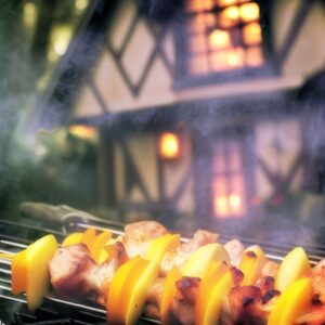 Recipe: Grilled Chicken and Mango Skewers Summer Skewers
