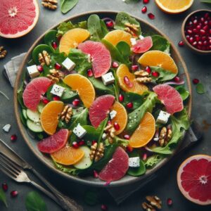 Wood Sorrel Winter Citrus Salad