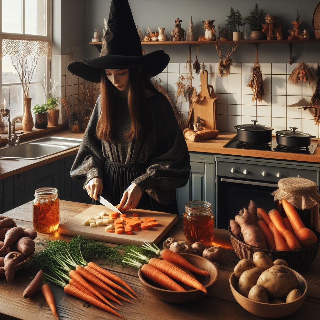 Making Herbed Root Vegetable Medley
