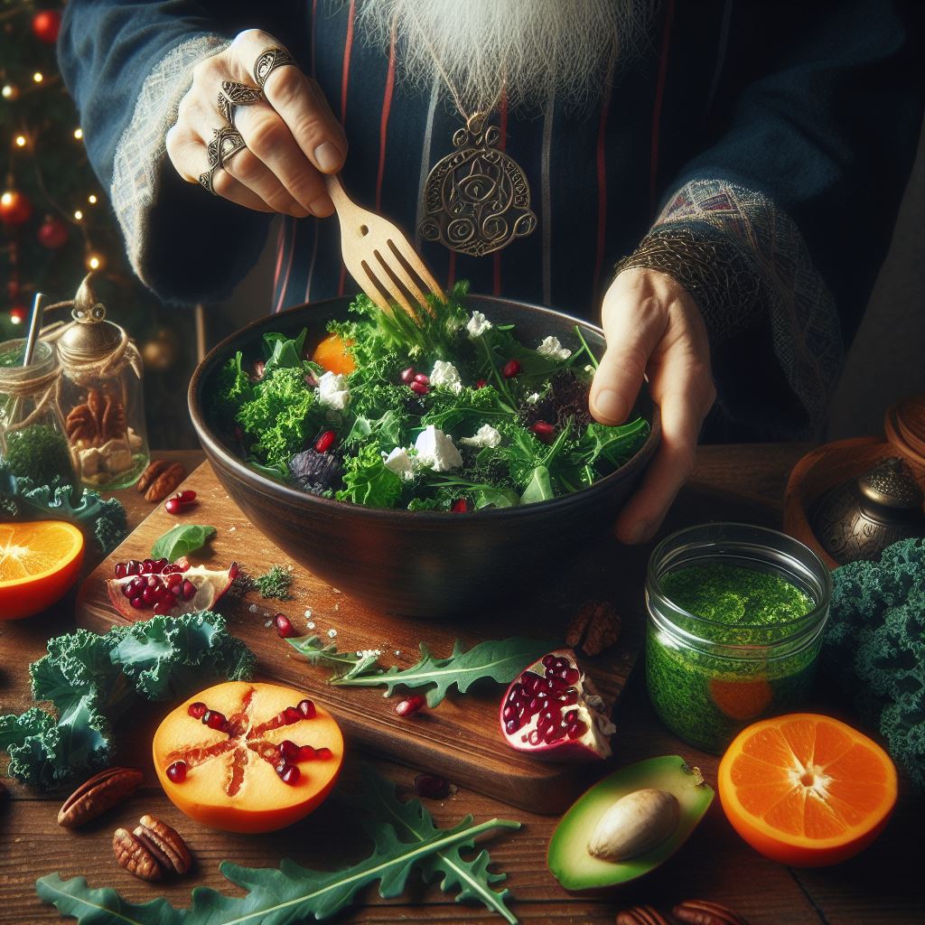 Making Winter Harvest Salad