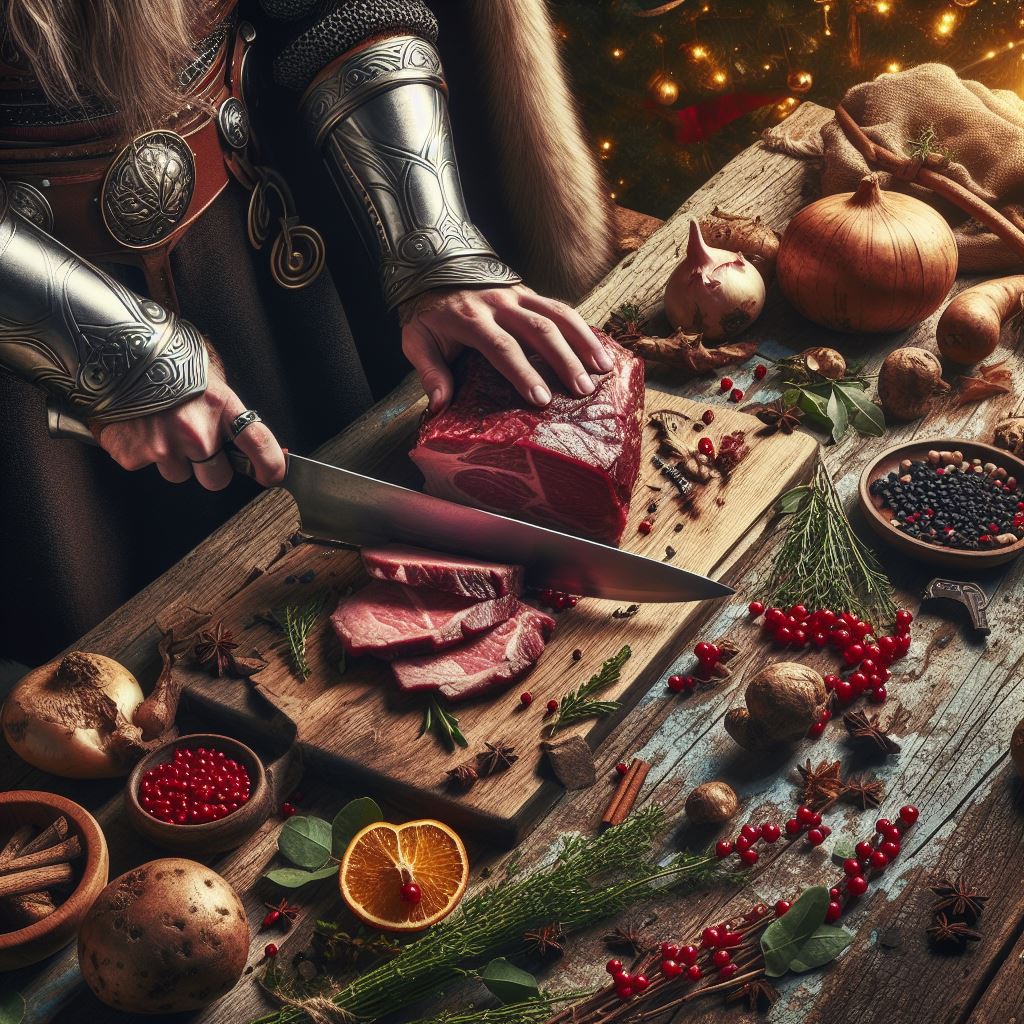 Making Winter Storm Beef Stew