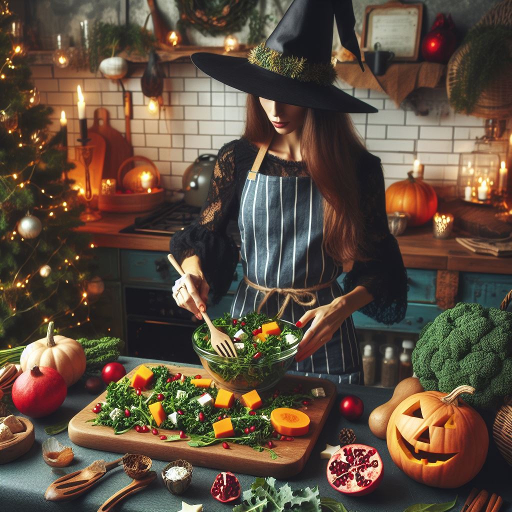 Making Nordic Winter Salad