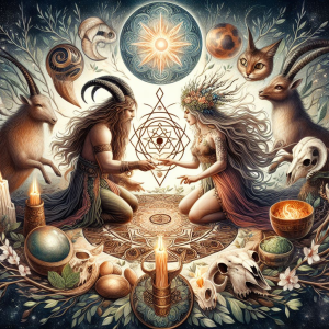 Embracing Ostara Horned God & Goddess
