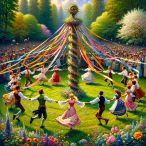 Maypole Dancing Maypole Dancing