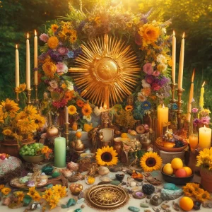 Ritual: Creating a Sacred Litha Altar Litha Altar