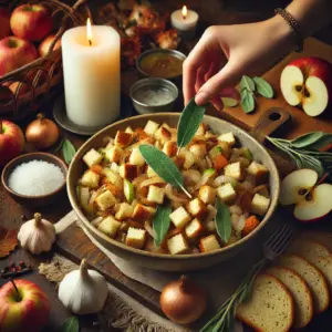Recipe: Sage and Apple Stuffing making Apple & Sage stuffing
