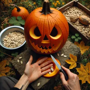 Carving Pumpkin Carving for Wild Animals