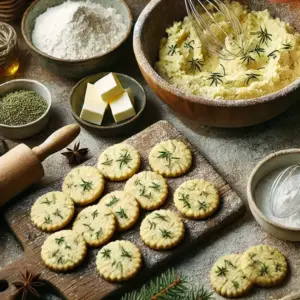 Recipe: Pine Needle Shortbread Cookies making pine cookies