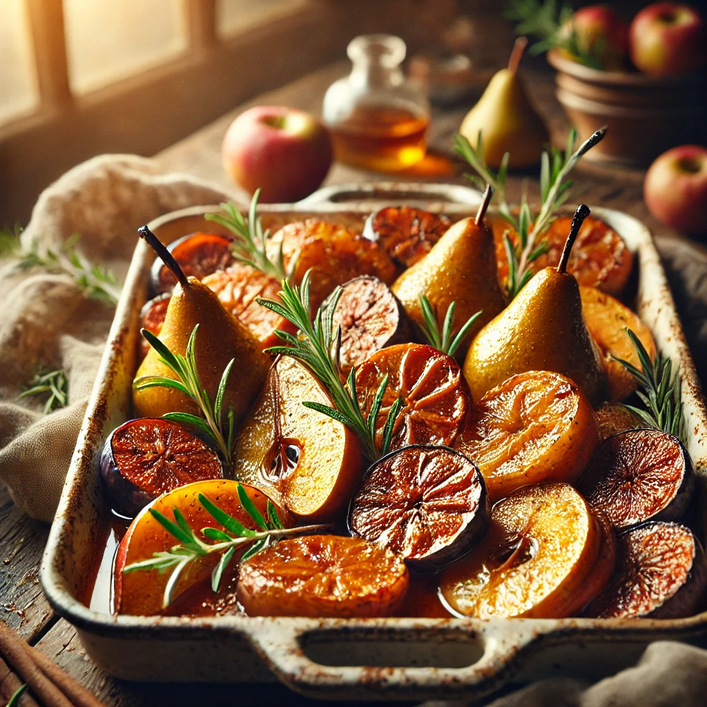 Roasted Winter Fruit Medley