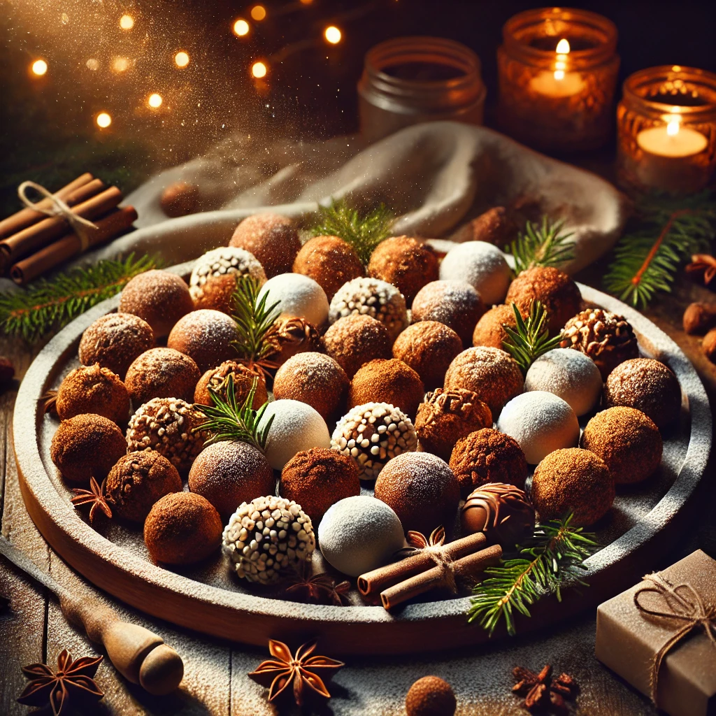 Spiced Gingerbread Truffles