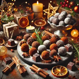 Spiced Winter Chocolate Truffles