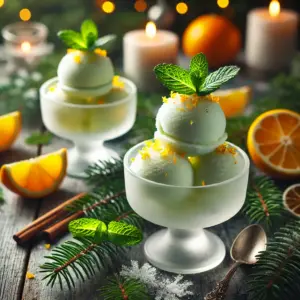 Winter Citrus and Mint Sorbet