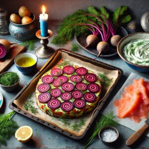 Recipe: Disguised "Cake" with Salmon and Dill Disguised Cake with Salmon and D