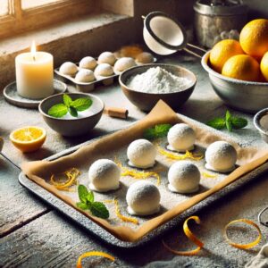 Frosted Citrus Snowballs