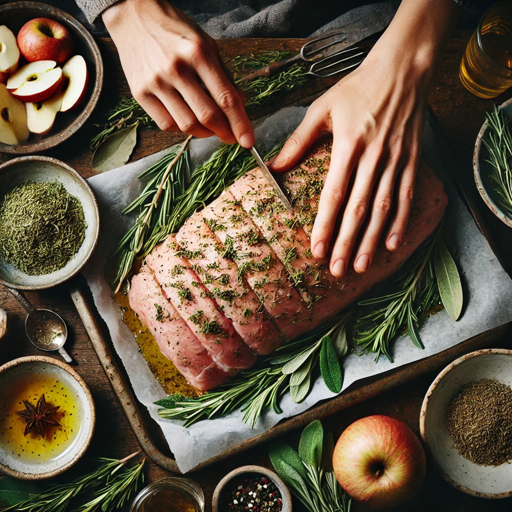 Herb-Crusted Roast Pork Loin