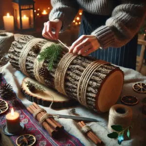 Yule log ritual