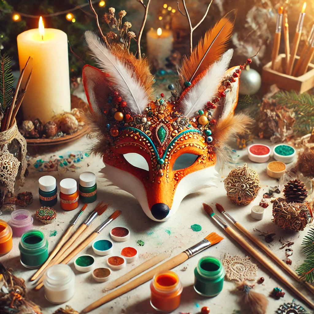 Yuletide Animal Masks