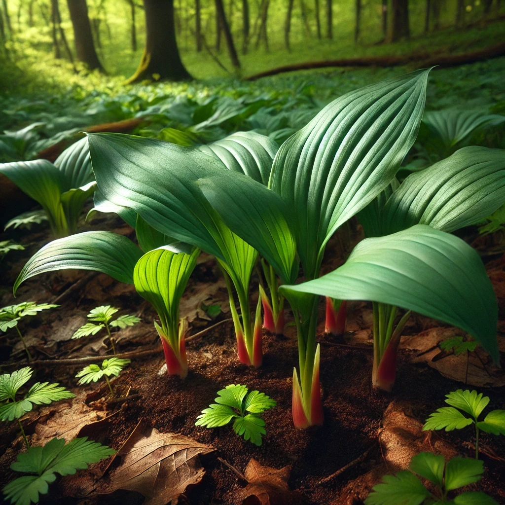 Allium tricoccum (North American Ramps)