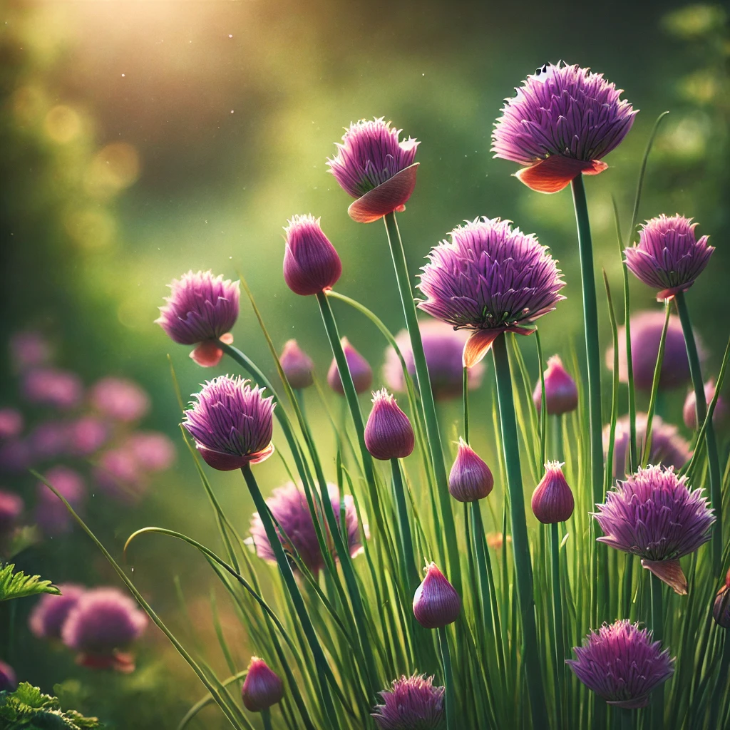 Wild Chives (Allium schoenoprasum)