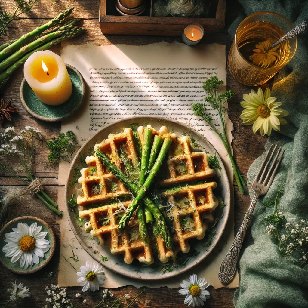 Spring Savory Waffles