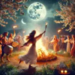 Beltane fire dance
