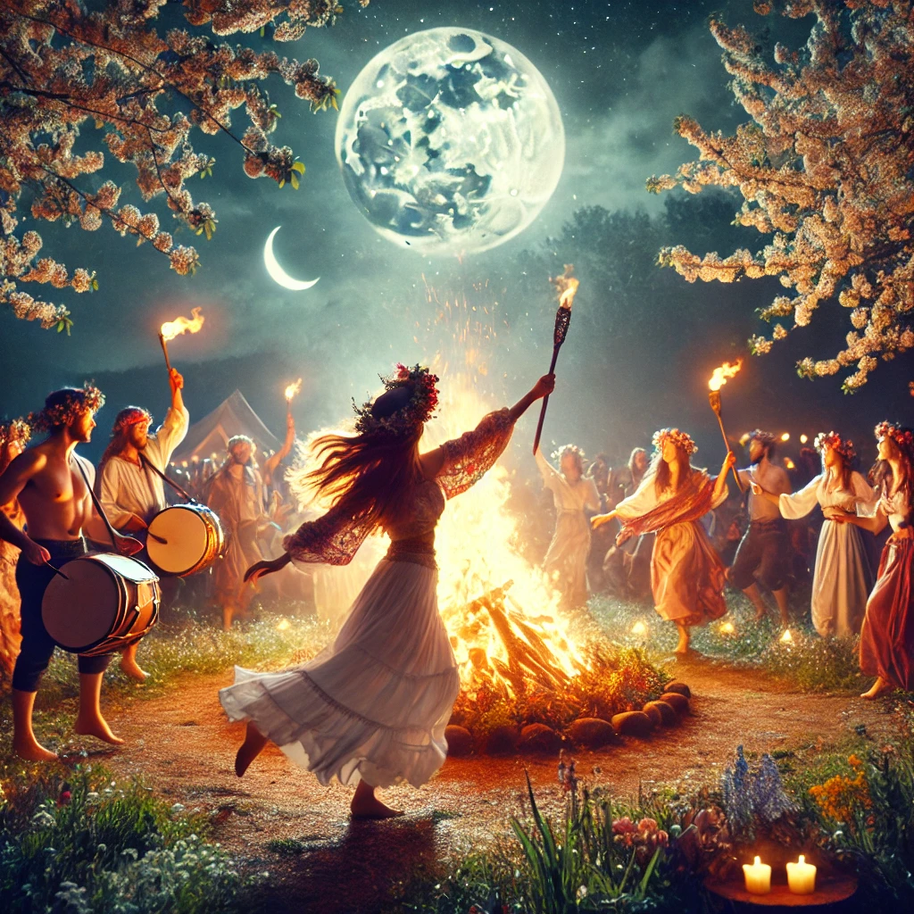 Beltane fire dance